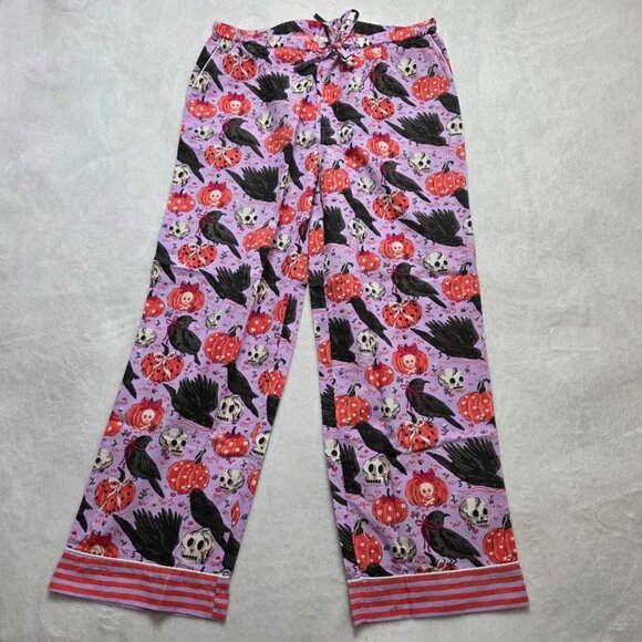 New L Printfresh x Anthropologie Sleepy Hollow long-sleeve Halloween pajama set - Picture 9 of 11